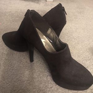Nine West Suede Bootie Pumps